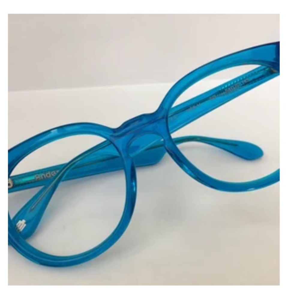 Anderne Clear Blue Eyeglass Frames